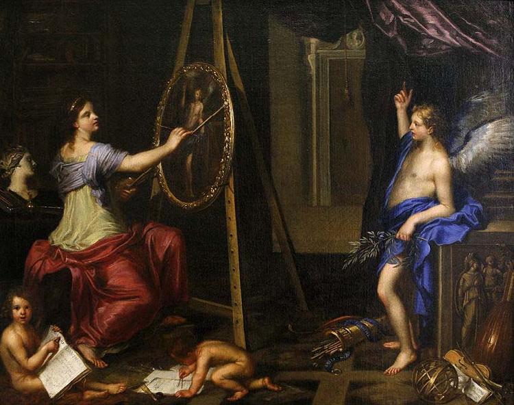 Charles Alphonse du Fresnoy Allegory of Painting, Musee des Beaux Arts, Dijon France oil painting art